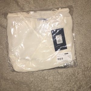 Ivory Cold Shoulder Blouse